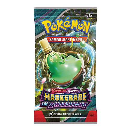 Pokémon Karmesin & Purpur – Maskerade im Zwielicht Booster Pack (Deutsch)