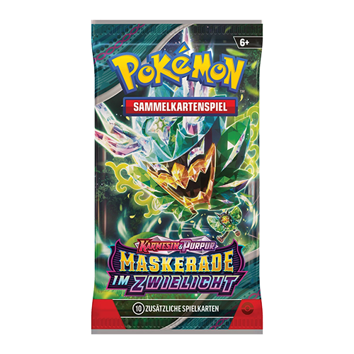 Pokémon Karmesin & Purpur – Maskerade im Zwielicht Booster Pack (Deutsch)