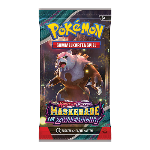 Pokémon Karmesin & Purpur – Maskerade im Zwielicht Booster Pack (Deutsch)
