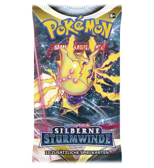 Pokémon Schwert & Schild – Silberne Sturmwinde Booster Pack (DE)