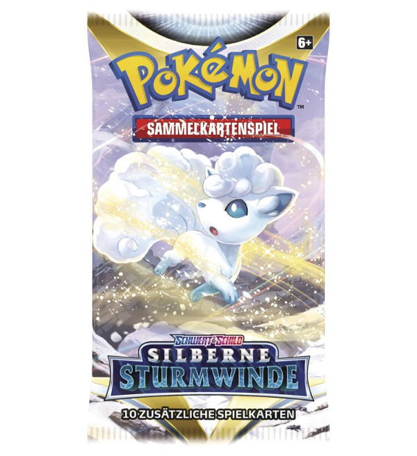 Pokémon Schwert & Schild – Silberne Sturmwinde Booster Pack (DE)